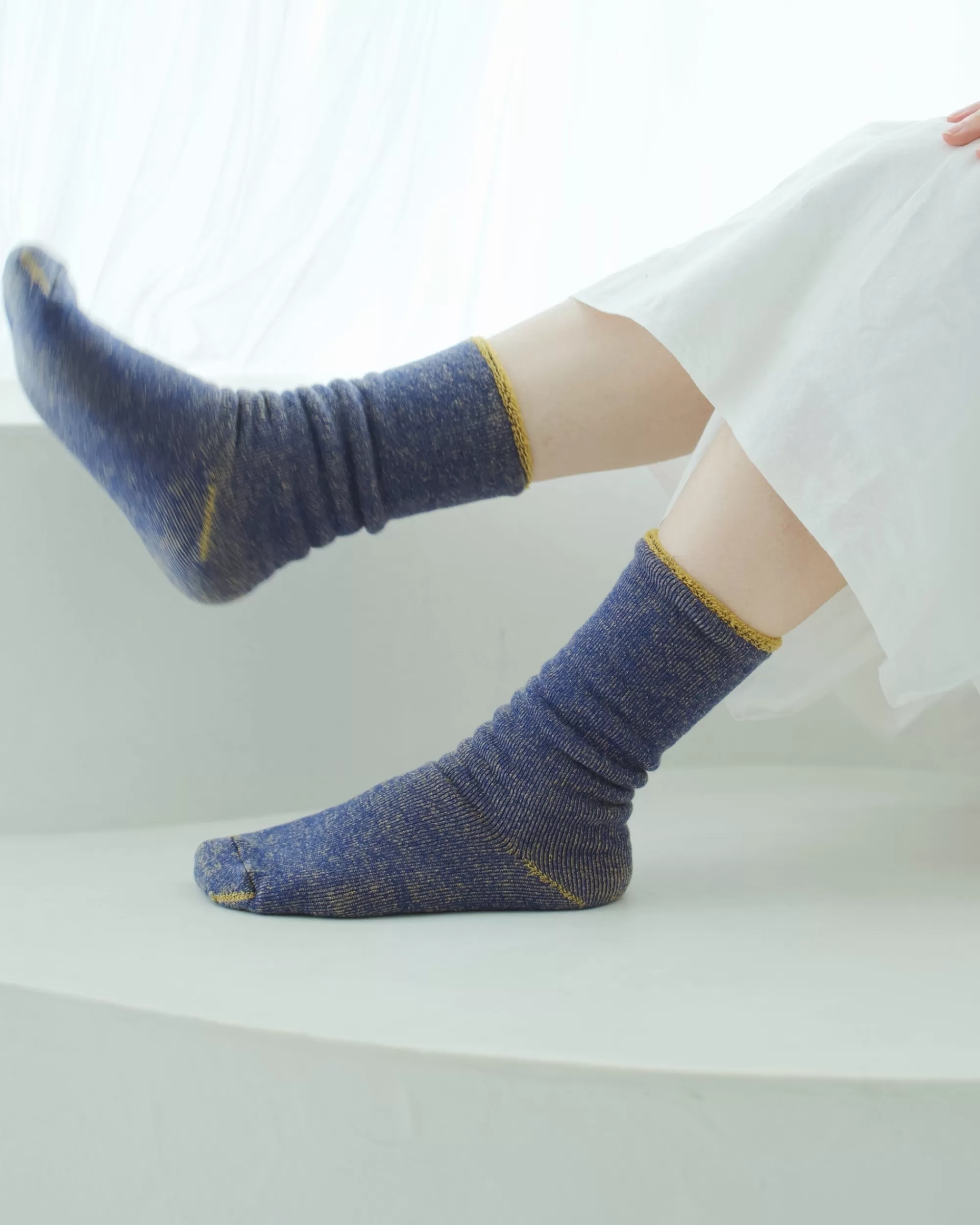 nishiguchi kutsushita Hakne : Chaussettes Pile Coton-Laine Shop