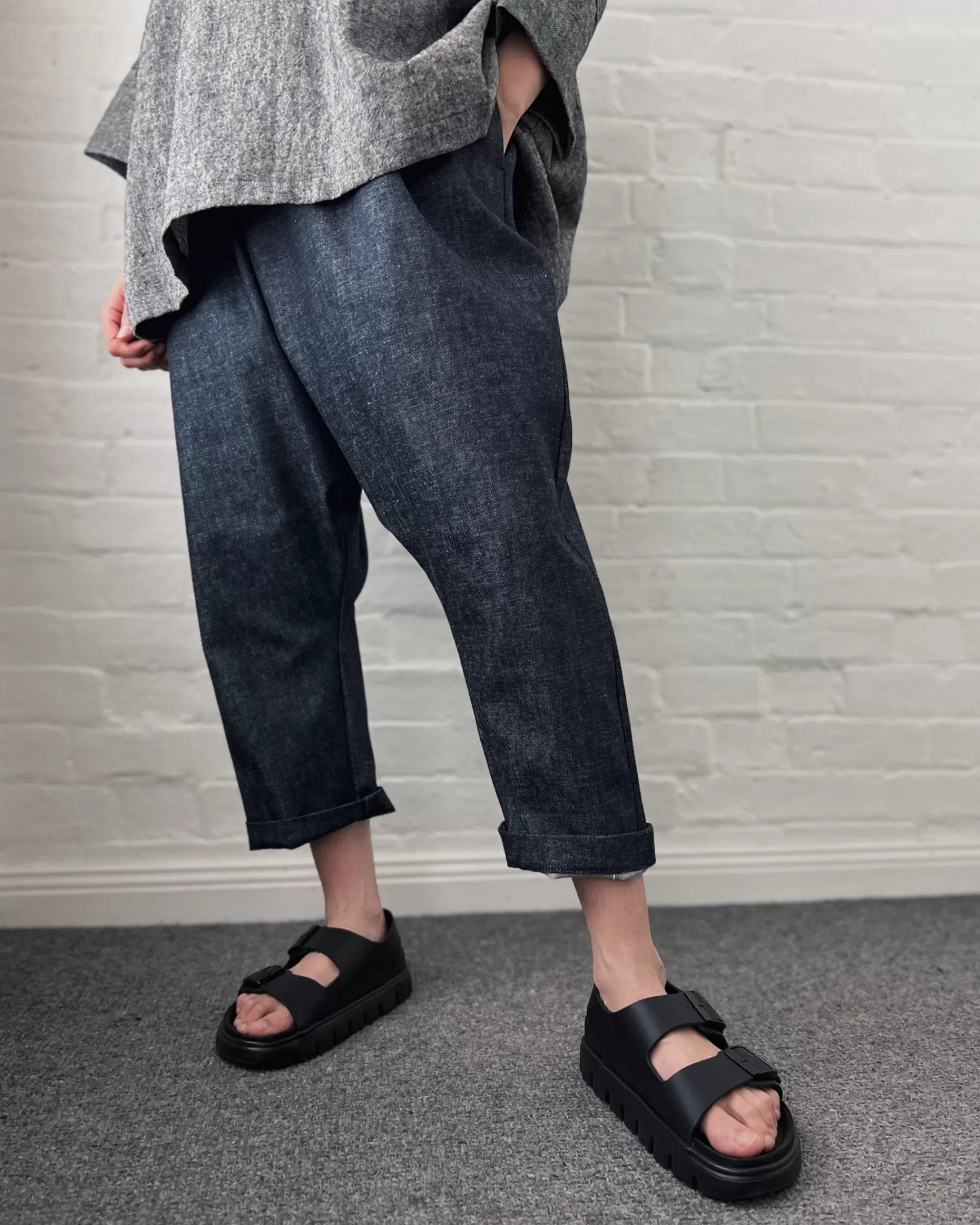 LJ struthers : Pantalon En Coton Serge Clearance