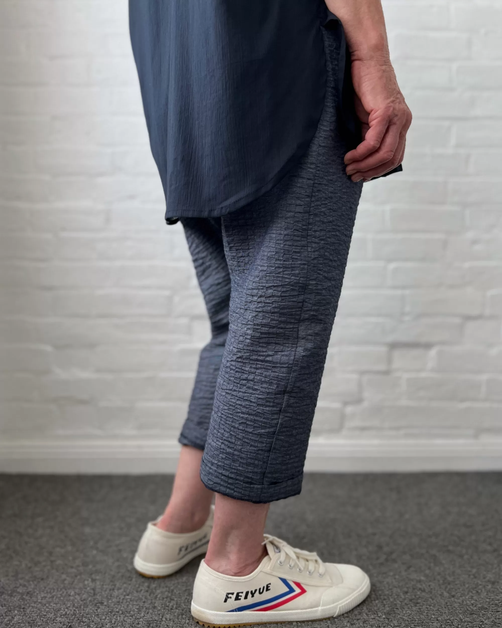 LJ struthers : Pantalon En Coton Texture Best Sale