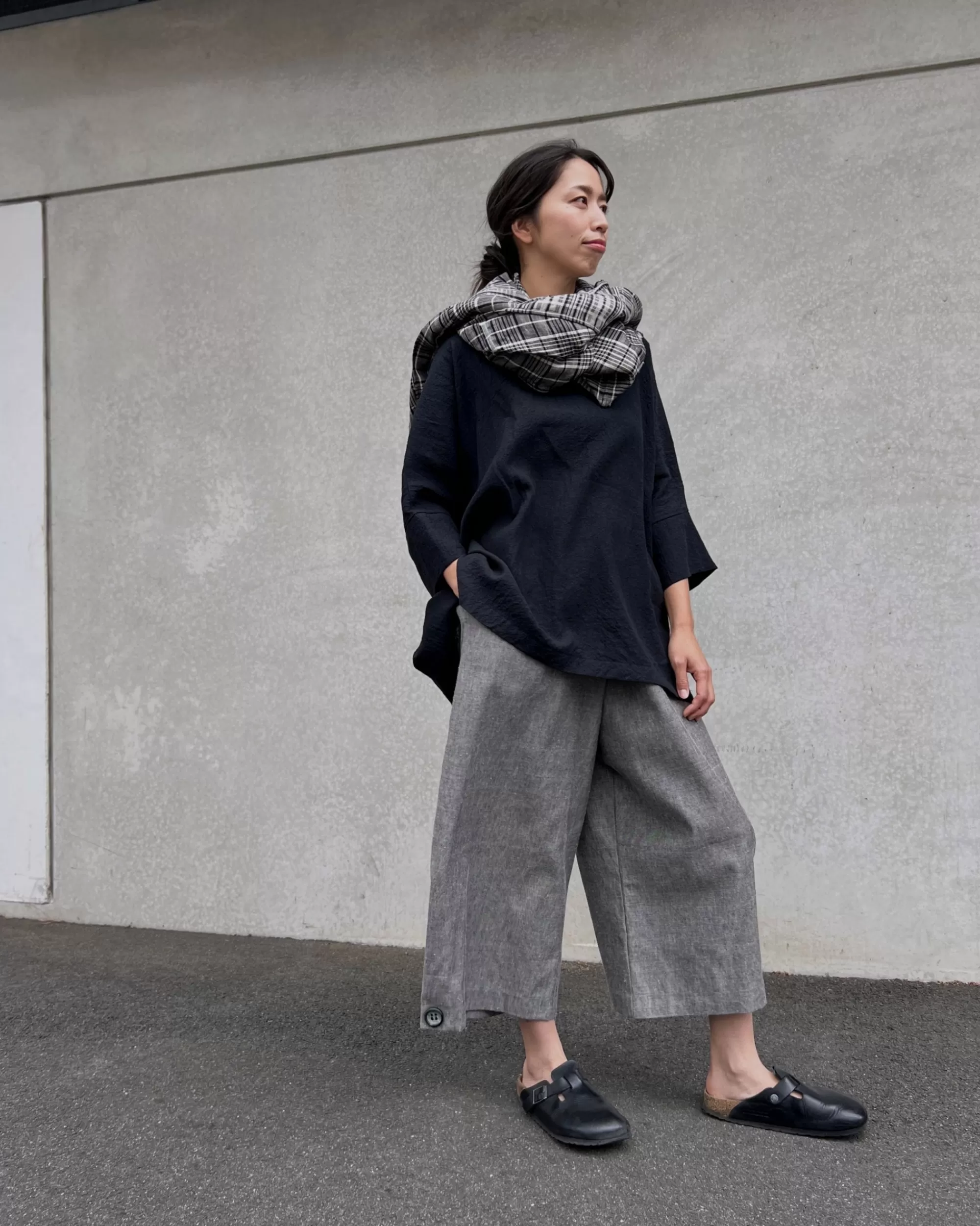 LJ struthers : Pantalon En Serge Bicolore Shop
