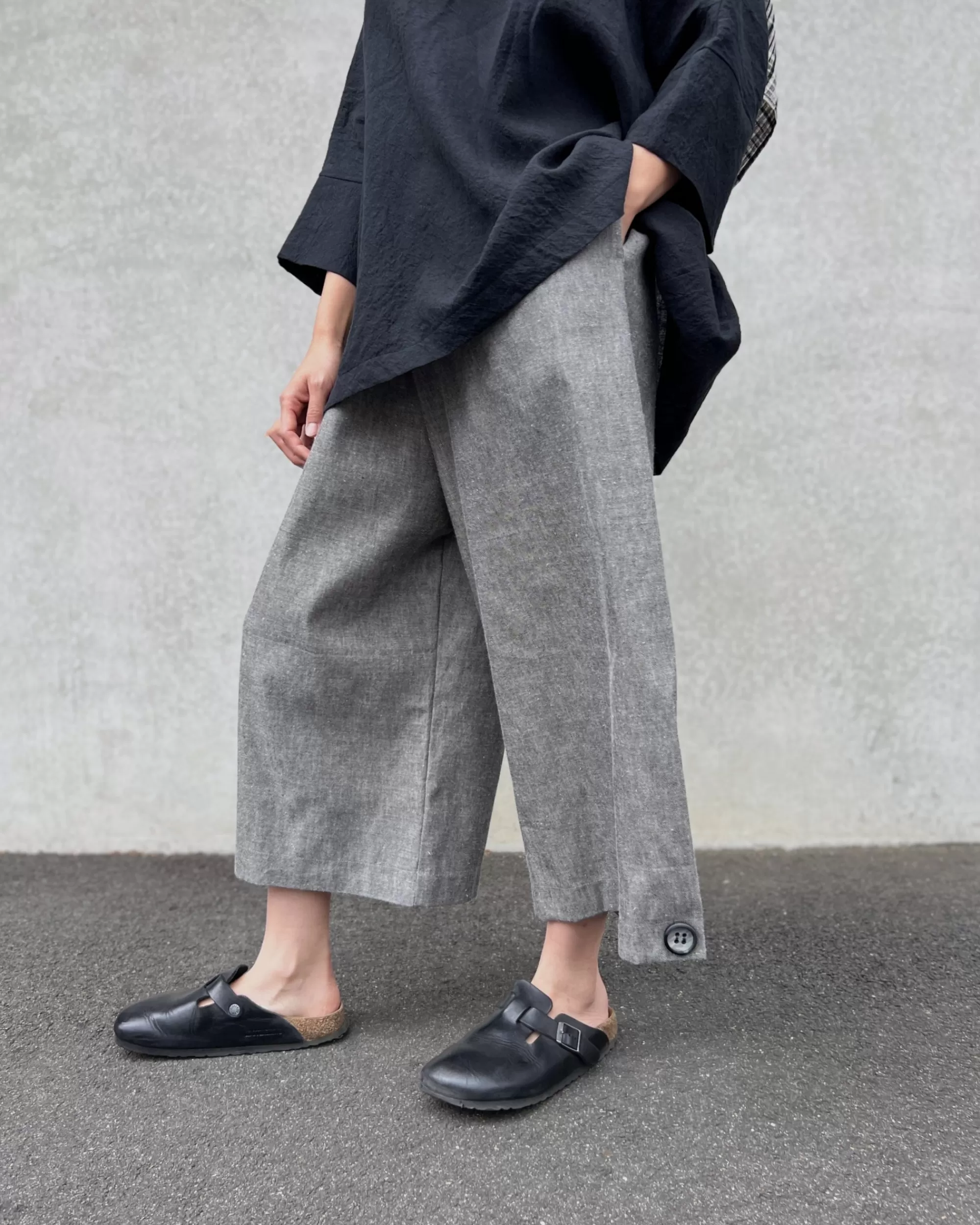 LJ struthers : Pantalon En Serge Bicolore Shop