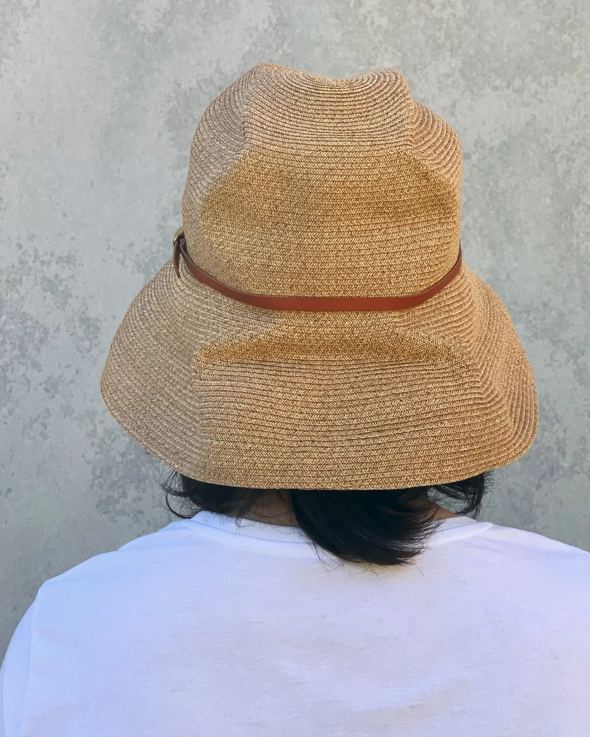 mature ha : Chapeau Boxe En Orge Avec Garniture En Cuir New