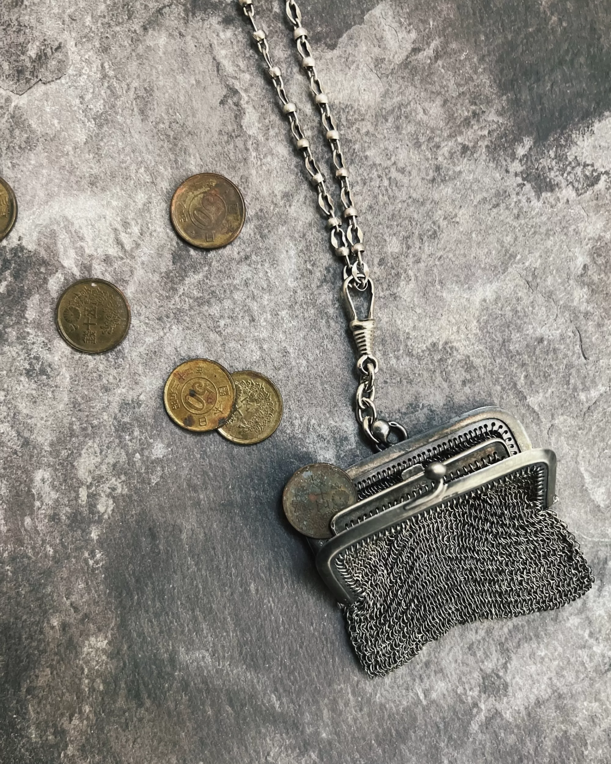 modern marcel : Collier De Sac A Main En Chaine Vintage Clearance