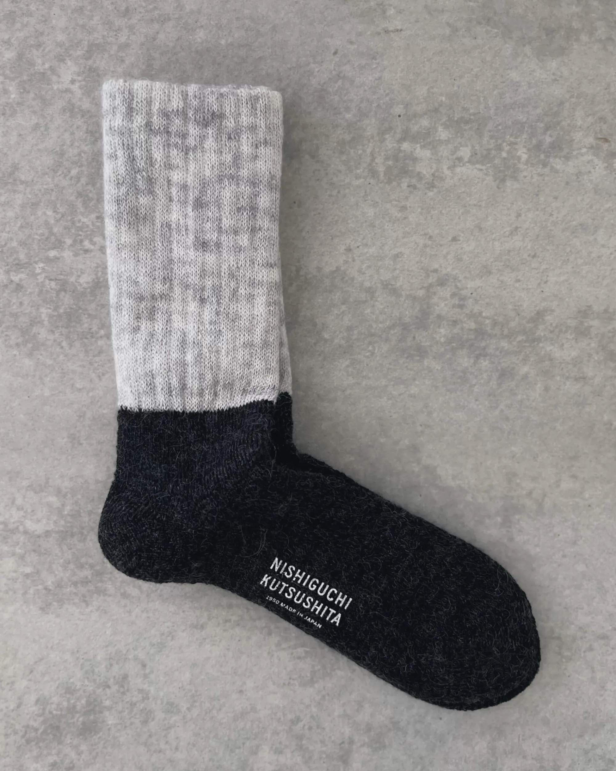 nishiguchi kutsushita : Chaussettes Oslo Mohair En Laine Sale