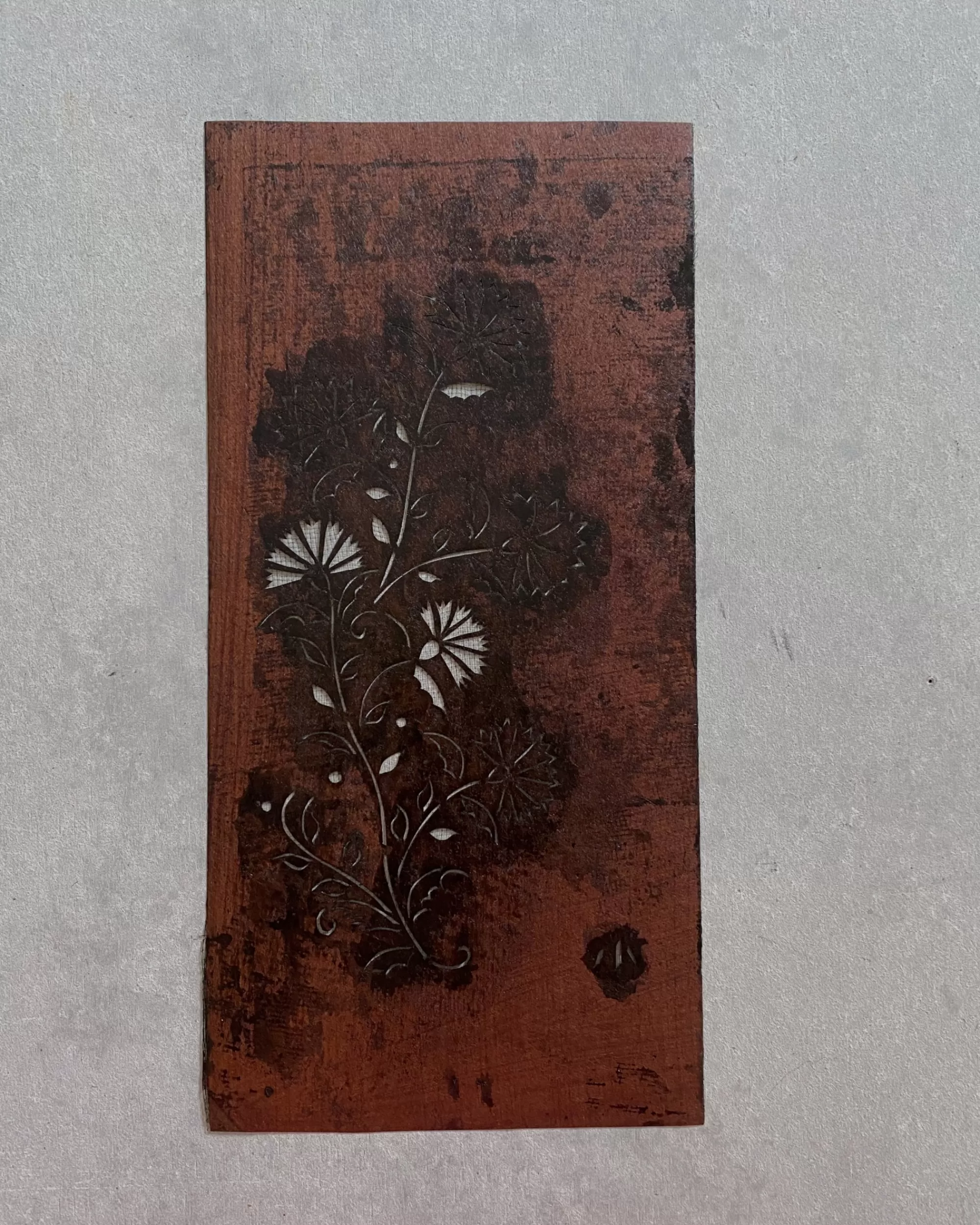 the maker Pochoir Katagami Japonais Vintage Cheap