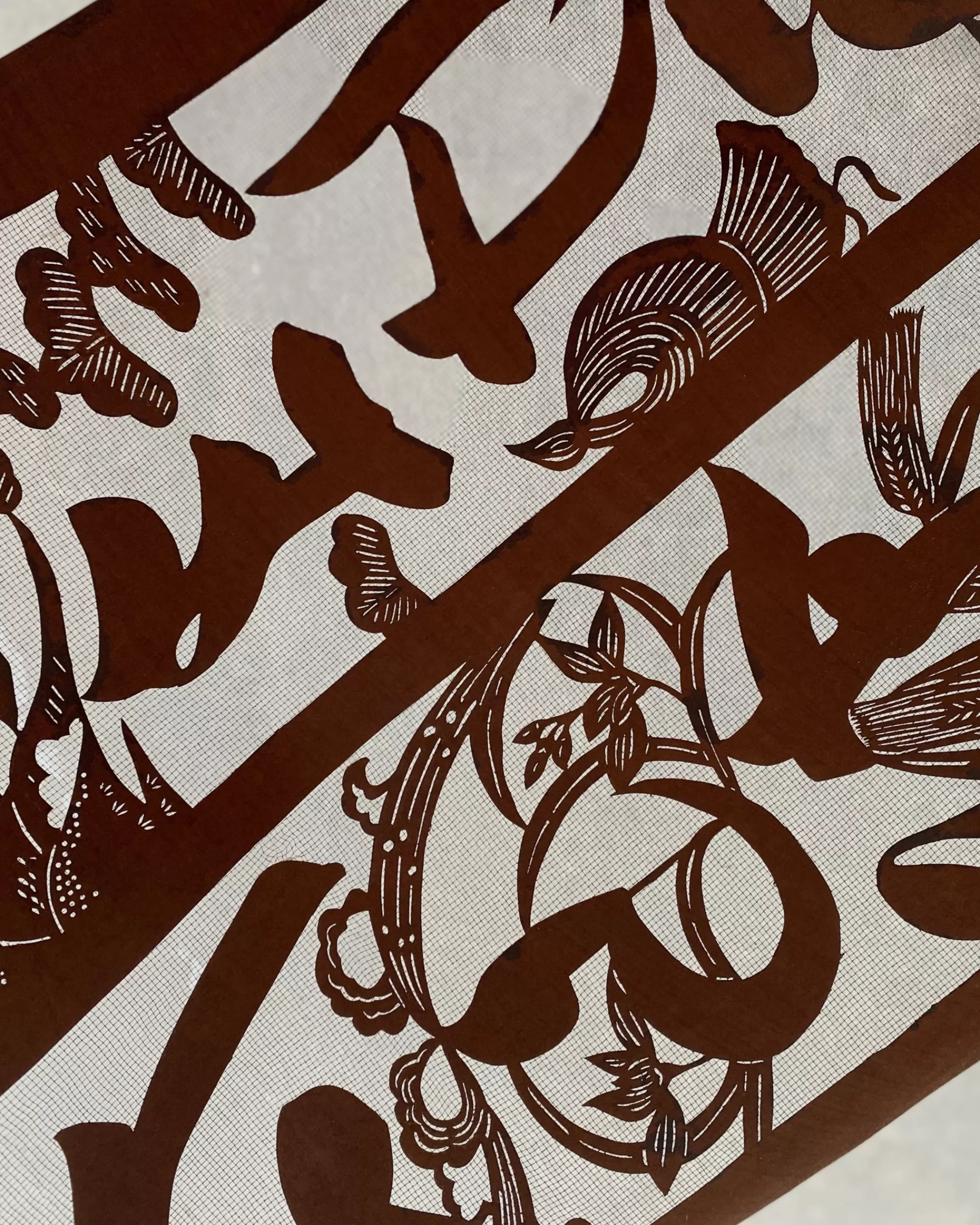 the maker Pochoir Katagami Japonais Vintage Clearance