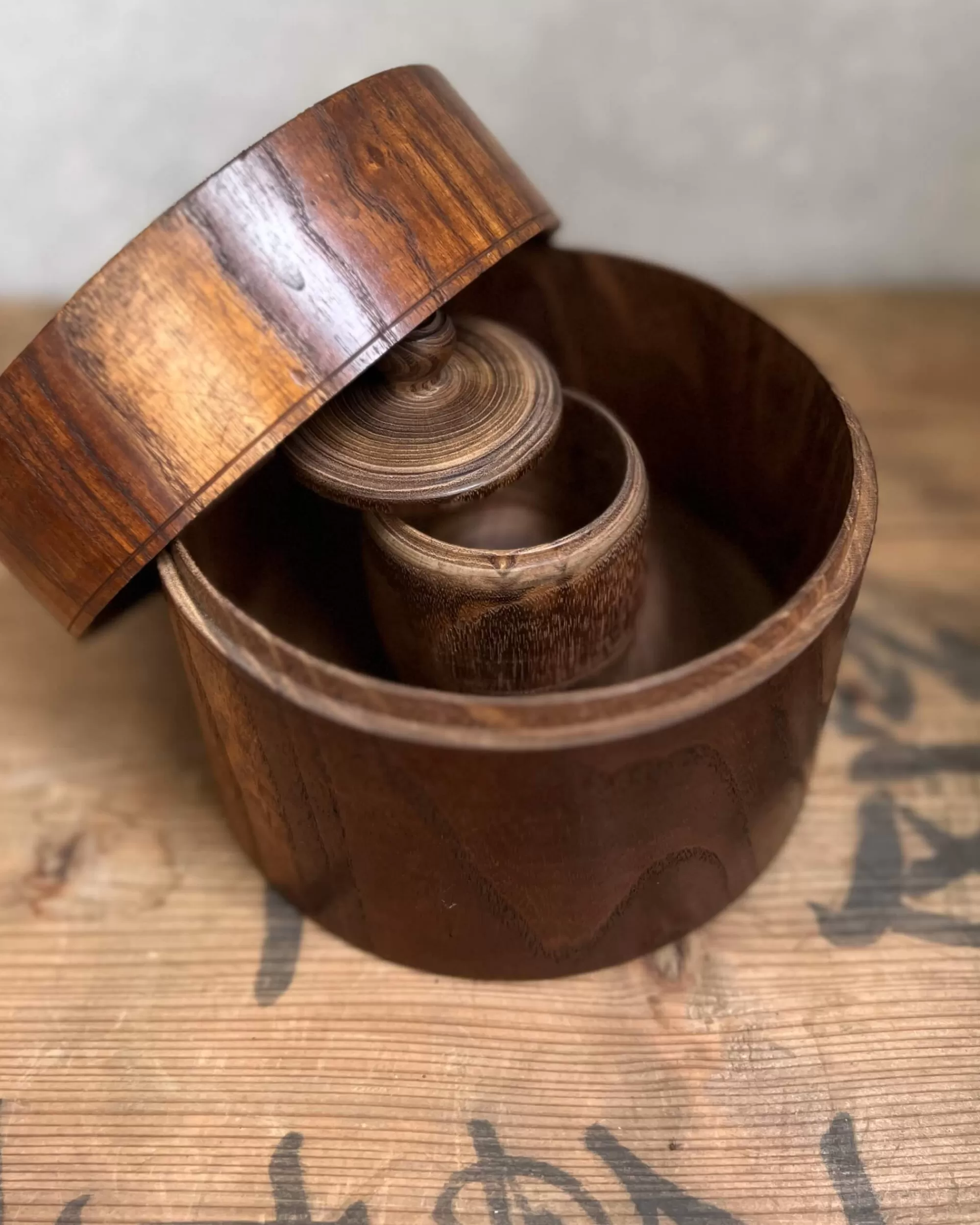 the maker Recipient Vintage En Bois Japonais Best