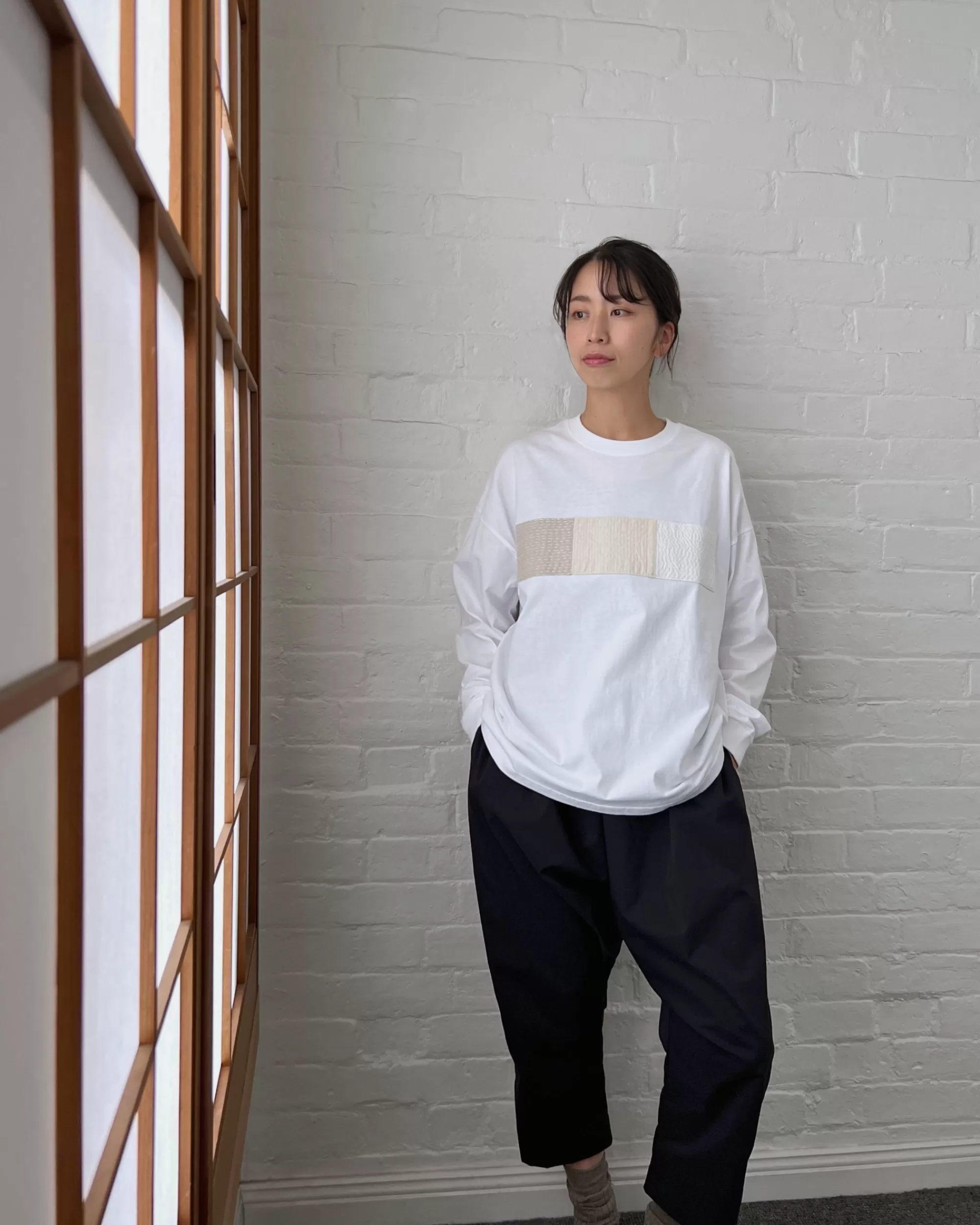 TERAS : T-Shirt Manches Longues Sashiko Shop